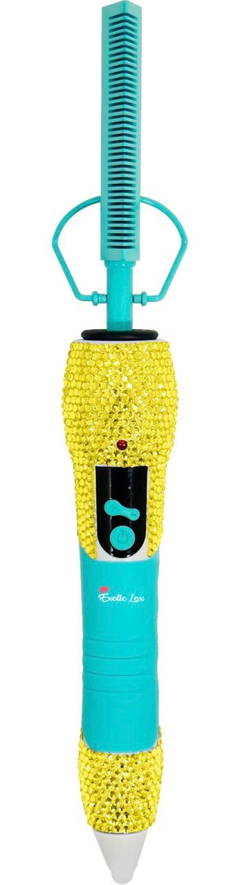 Bling hot comb yellow